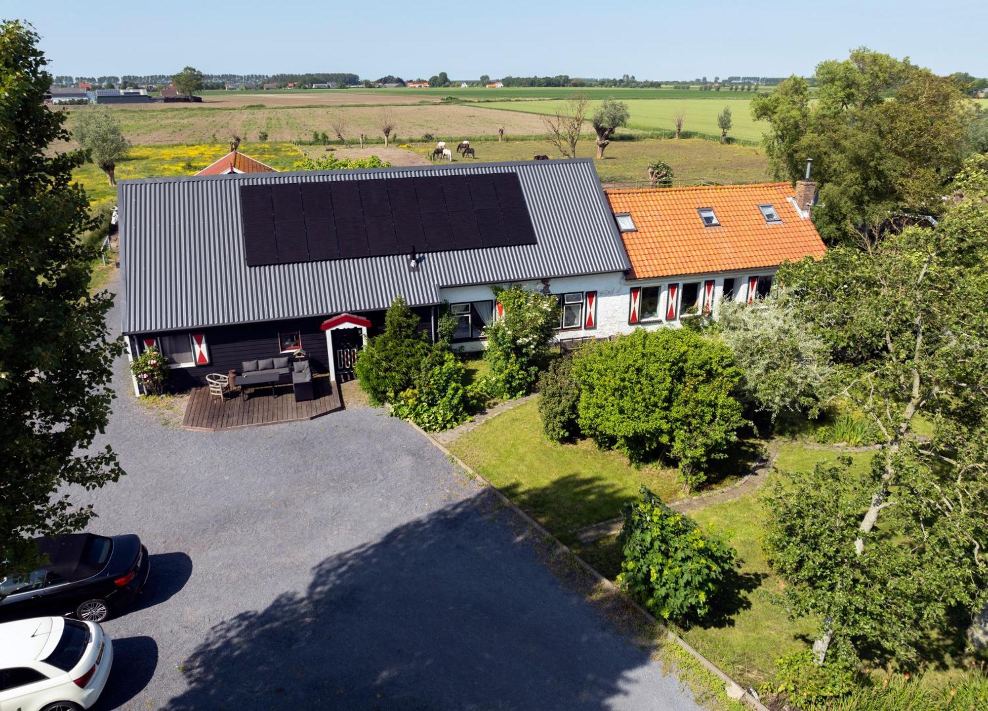 Bed and Breakfast Het Zoete Peerd Groede Exterior foto